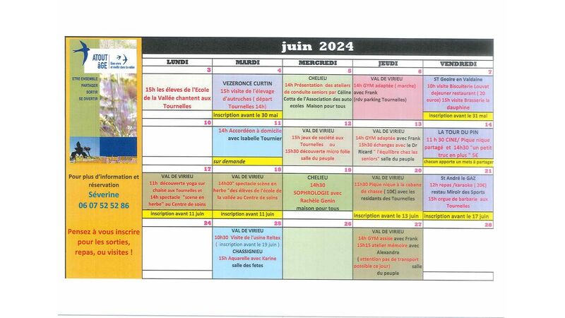 Programme ATOUT AGE JUIN 2024