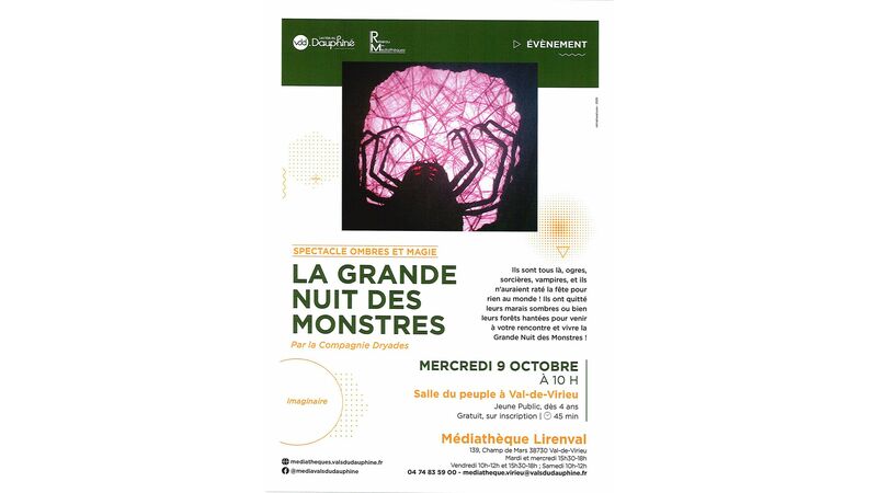 Spectacle ombres et magie : La grande nuit des monstres