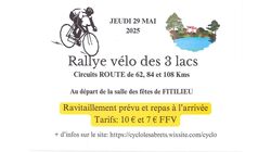 Rallye vélo des 3 lacs