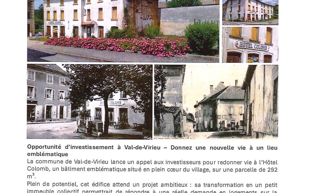 Opportunité d’investissement à Val-de-Virieu - Donnez une nouvelle vie à un lieu emblématique