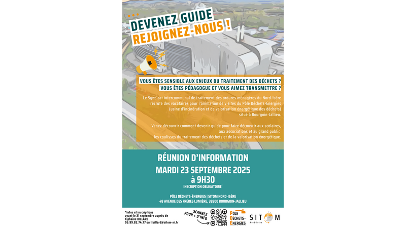 Devenez guide - Réunion d'information