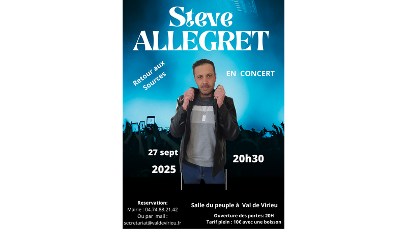 Steve ALLEGRET en Concert : Retour aux Sources