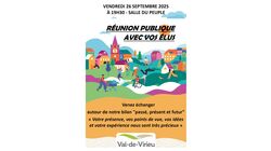 Réunion publique avec vos élus