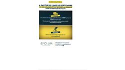 à partir du lundi 15 septembre 2025, fin des horaires d'été et retour à la normale pour les services de Syclum