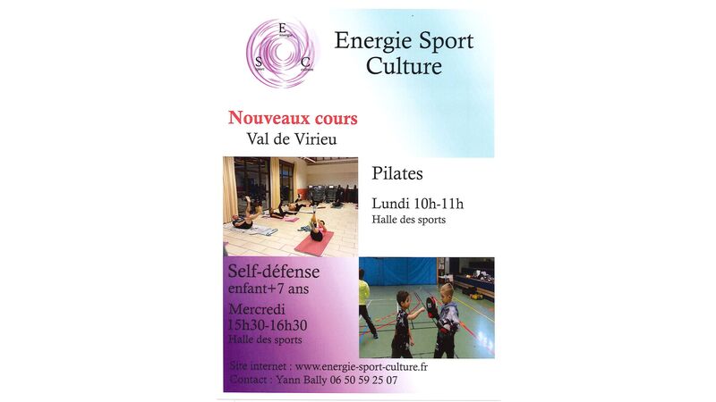 Energie Sport Culture, nouveaux cours à Val-de-Virieu