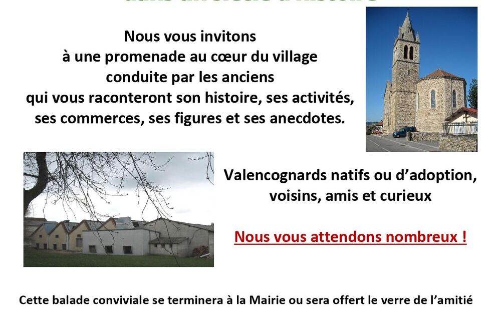 Les journées du patrimoine à Valencogne