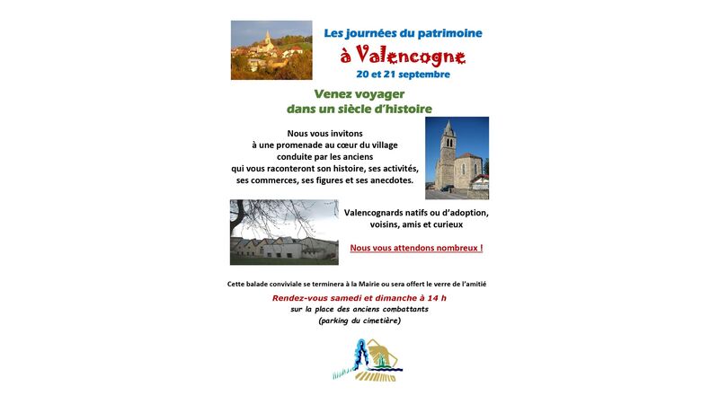 Les journées du patrimoine à Valencogne