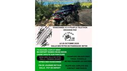 Randonnée 4x4 et vente de paëlla à emporter au profit du téléthon
