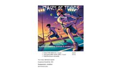 STAGES DE TENNIS