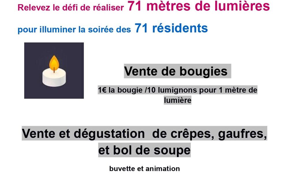 Fête des Lumières aux Tournelles Fête des Lumières aux Tournelles