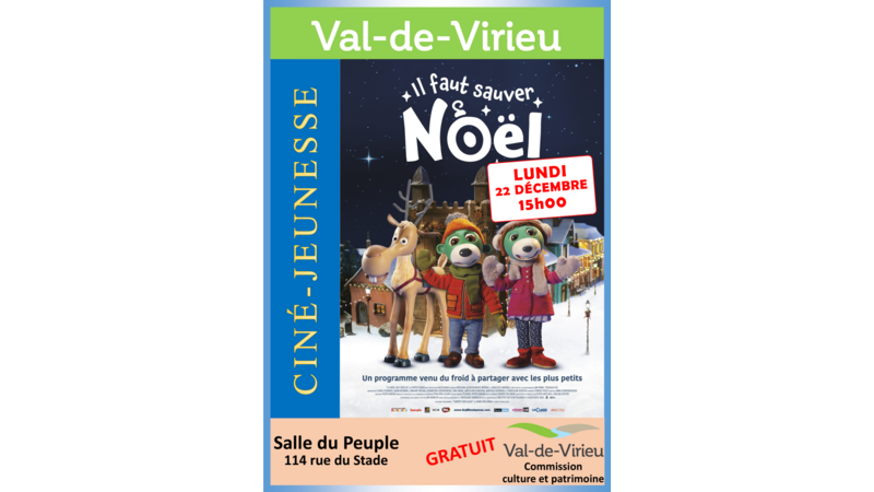 Ciné-Jeunesse : Il faut sauver Noël