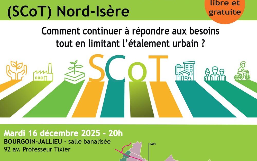 Réunions publiques du SCOT Nord-Isère