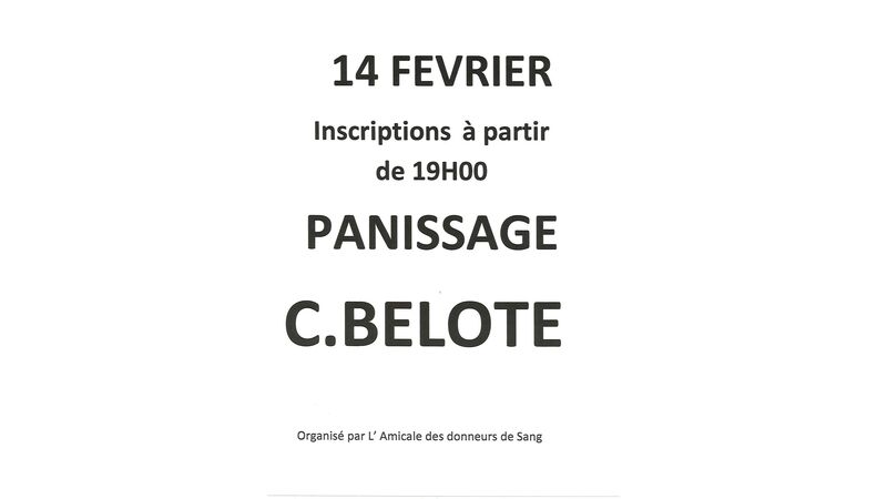 Concours de Belote Concours de Belote