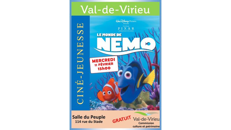 Ciné Jeunesse - Le monde de Némo Ciné Jeunesse - Le monde de Némo