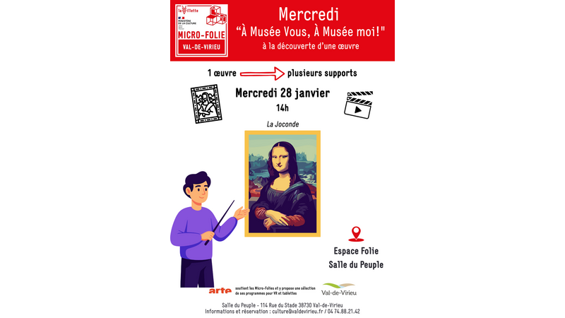 Micro-folie - "À musée vous, à musée moi!" Micro-folie - "À musée vous, à musée moi!"