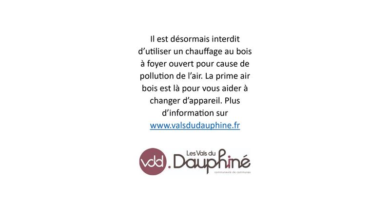 Interdiction d'utiliser un chauffage bois à foyer ouvert