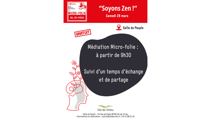 Médiation Micro-Folie "Soyons Zen"