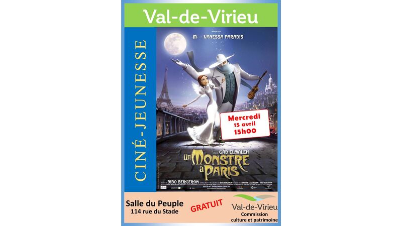 Ciné Jeunesse - Un monstre à Paris
