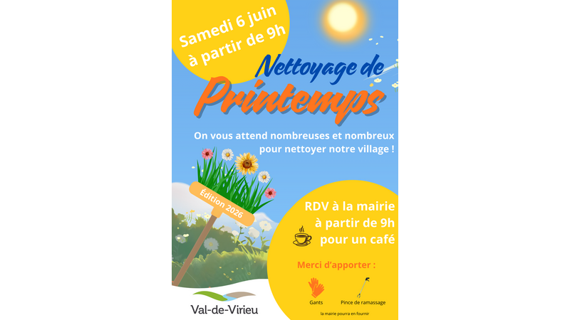 Nettoyage de printemps