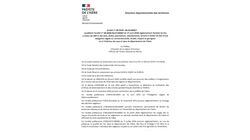 Arrêté modificatif réglementant l'emploi du feu
