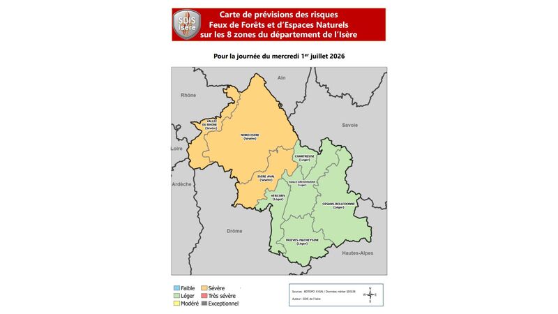 Passage à un niveau d'aléa sévère Passage à un niveau d'aléa sévère