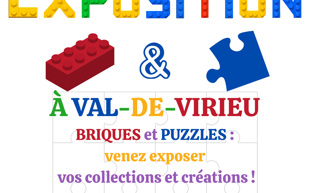 Inscription Exposition Briques et Puzzles