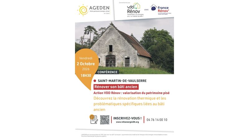 Conférence "Rénover son bâti ancien"