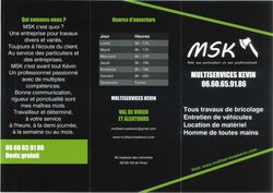 MSK Aide aux particuliers et aux professionnels MULTISERVICES KEVIN